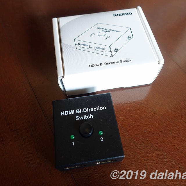 【レビュー】HDMI切替器・セレクター（電源不要・双方向）でディスプレイを共有して作業効率化