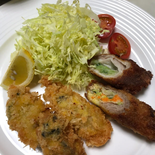 牡蠣フライの夕飯と終活の話し。