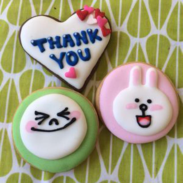 Lineキャラアイシングクッキー By Hanatoさん レシピブログ 料理ブログのレシピ満載