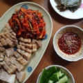 レンジですぐ！ポッサムの茹で豚/蒸し豚の簡単レシピ　♪韓国風チャーシュー