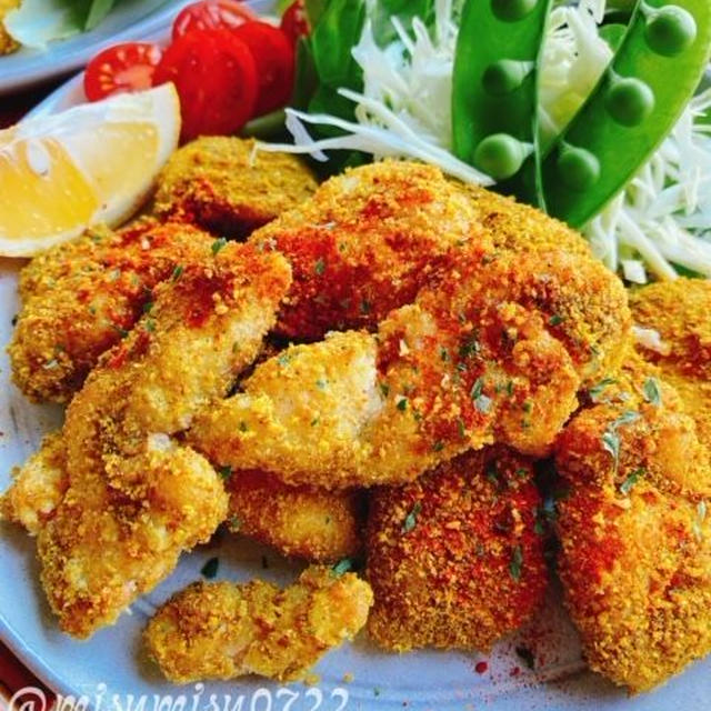 鶏胸肉のスパイスチーズ唐揚げ(動画レシピ)