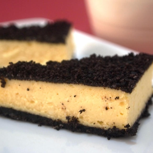 オレオチーズケーキ　できるだけ材料少なく簡単に、でも濃厚に
