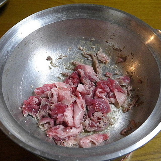 【夕食】キムチ鍋・ナムル各種…