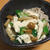 湯葉とおくらとなめこの冷やしぶっかけ蕎麦