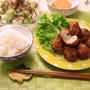 鶏ミンチとサツマイモのミートボール。