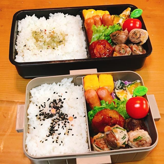 JK.DKお弁当☆2019.01.24 と くるくるっと豚肉大葉巻き