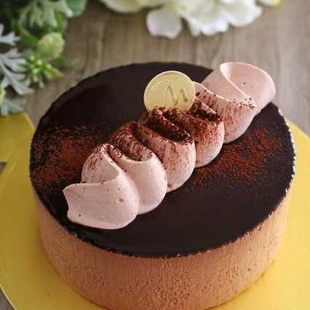 大人のチョコレートムースケーキ