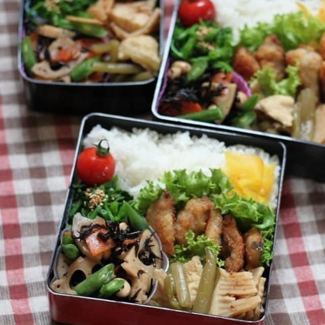 いただきます、ごちそうさま　☆　惣菜弁当と夕ご飯♪