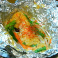 【簡単】鮭とおまかせ野菜のホイル焼き