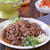ごはんがすすむ牛炒め。【おかわり肉おかず・韓国風】大根だけの福神漬け。辛辛豆もやしの中華サラダのごはんの日。