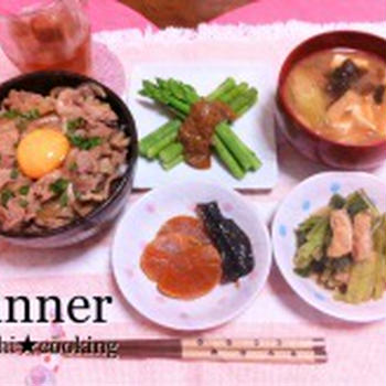 sachi cooking ★Dinner。