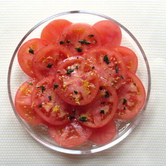 ＜イギリス料理・レシピ＞ トマトのサラダ【Tomato Salad】