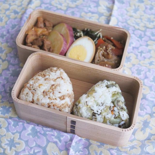 しっぽく漬けのおにぎり弁当