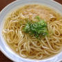 今日の昼は西埜製麺の中華そば