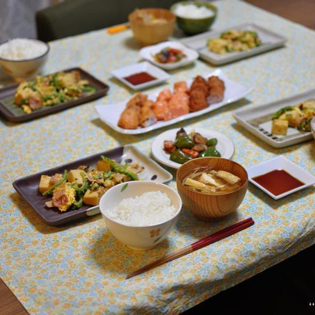 ゴーヤとコーヤdeちゃんぷるーとキムチ入りそば飯