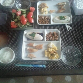 娘の手作りご飯