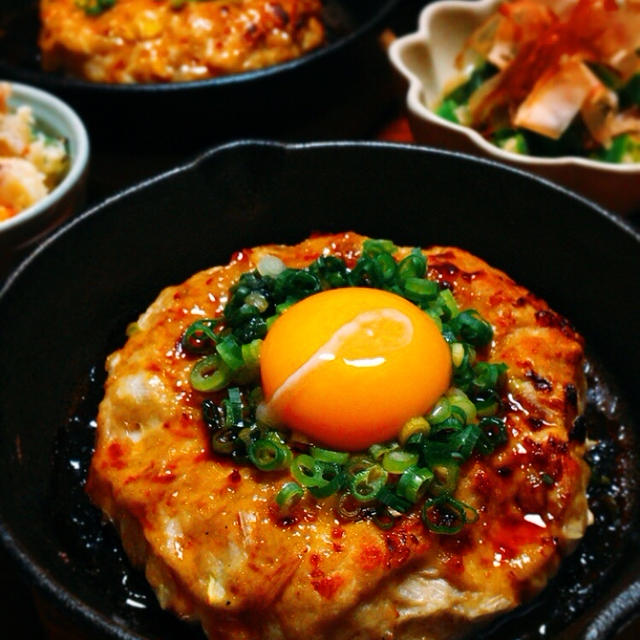豪快に一個焼き！ボリューム満点のつくねレシピ