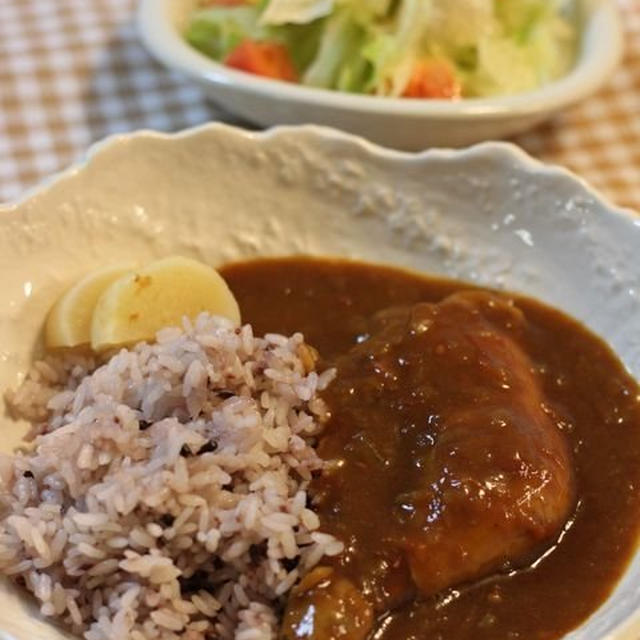 週初めの本格チキンカレー【レシピ】　　(*ﾟ∇^*)☆♪　