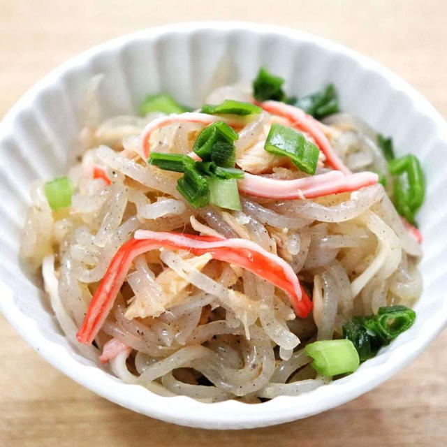ツナと糸こんにゃくの中華和え｜レシピ・作り方