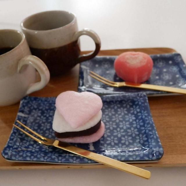 鶴屋吉信のバレンタイン生菓子#今日のおやつはこれ