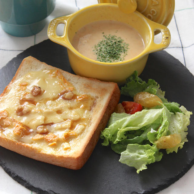 【　ローストチキンが余ったらポタージュに！　】