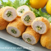 お弁当にも♪「パセリバターのささみロール」