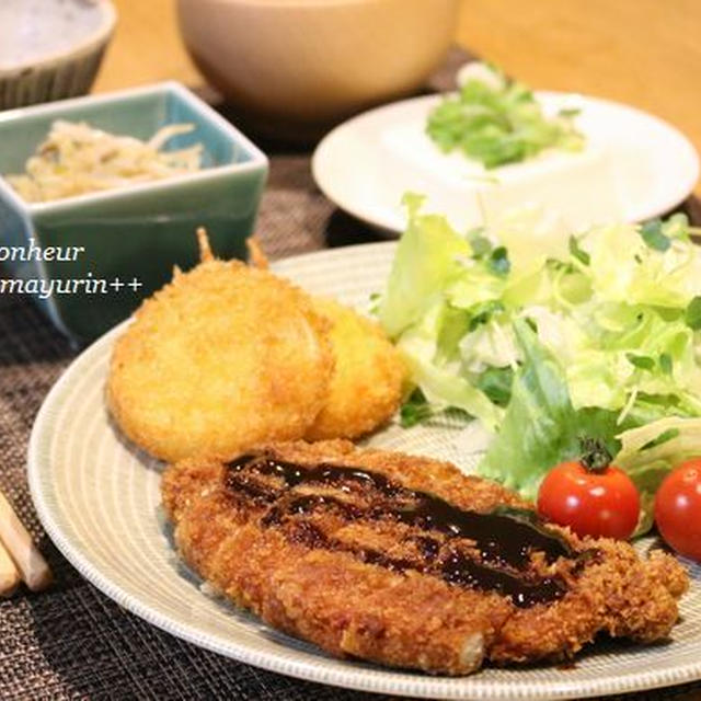 新玉ねぎのフライｔｏとんかつ。。。