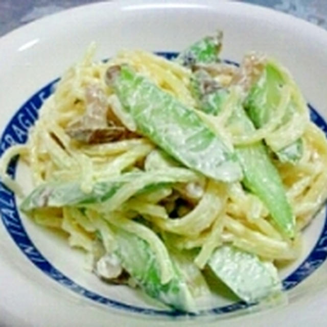 マヨアスパラパスタ　/　プラレール博に行ってきました