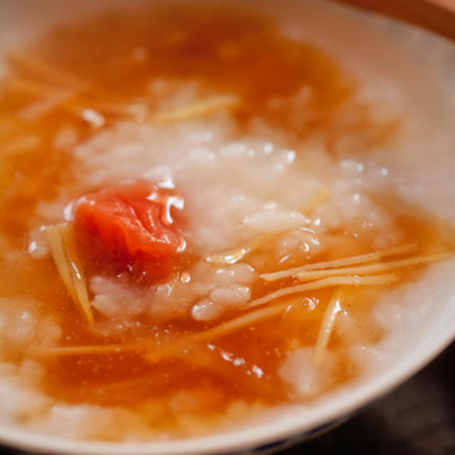 ”風邪っぴき粥”と”大根の味噌汁煮”♪