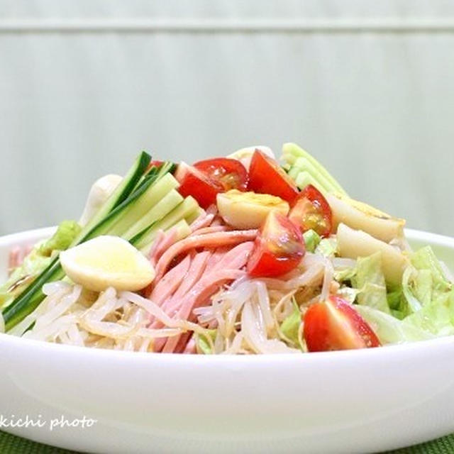 食感最高「生麺で冷やし中華パスタ」＆「新聞にレシピ４品掲載されました」