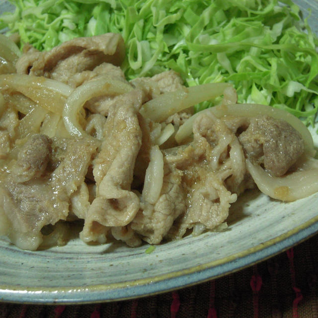 豚肉の生姜焼き