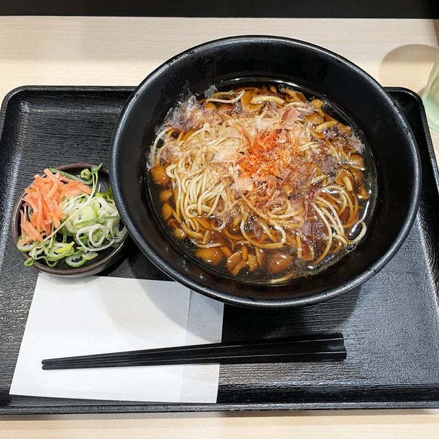 あんかけなめこそばを啜る（番外編）〜ゆで太郎納め〜