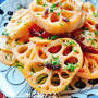蓮根のアンチョビ炒め(動画レシピ)/Grilled Lotus root with Anchovies.