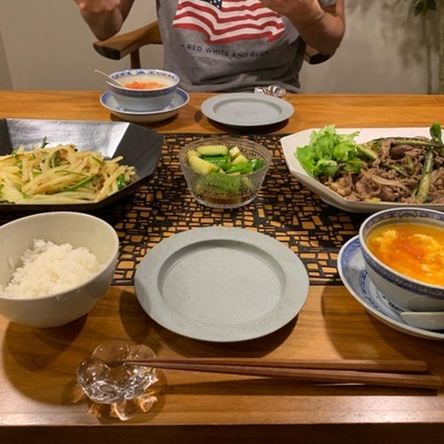 土豆絲？を作ってみたら、激ウマだった夜ごはん