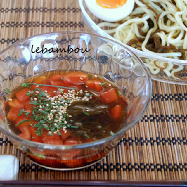 もずく入りつけ麺