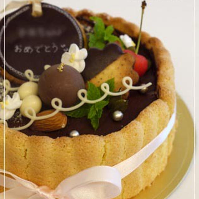チョコムースのシャルロット