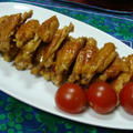 「省エネ簡単レシピ」フライパンで、鶏手羽中のカレー風味の甘辛焼き by とりちゃんマミィさん