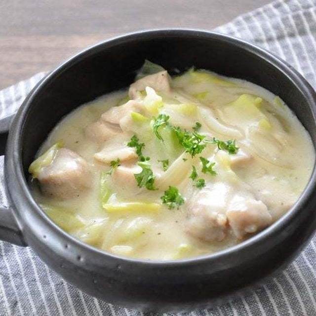 【今日の献立】お安い定番食材で作る！「チキンクリーム煮」