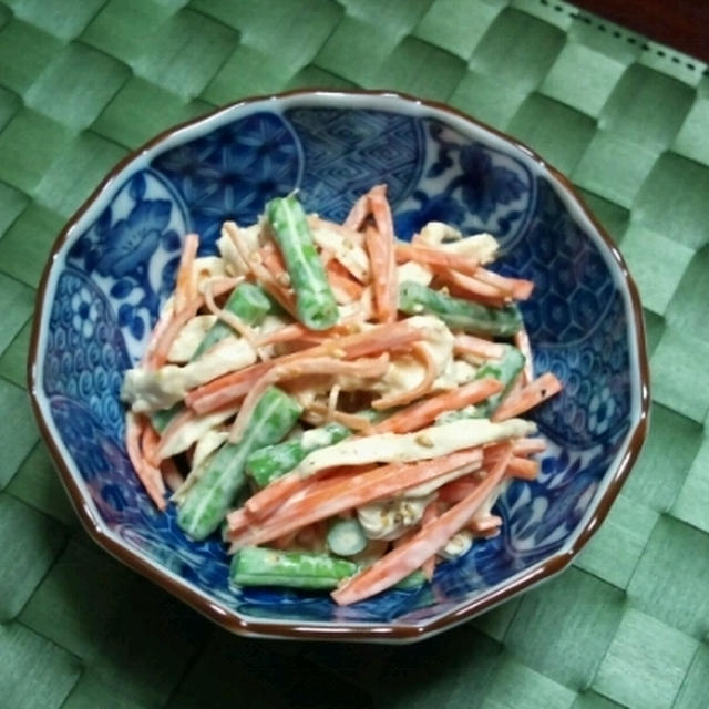 鶏むね肉のマヨサラダ♪