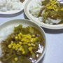 キャベツナコーンカレー