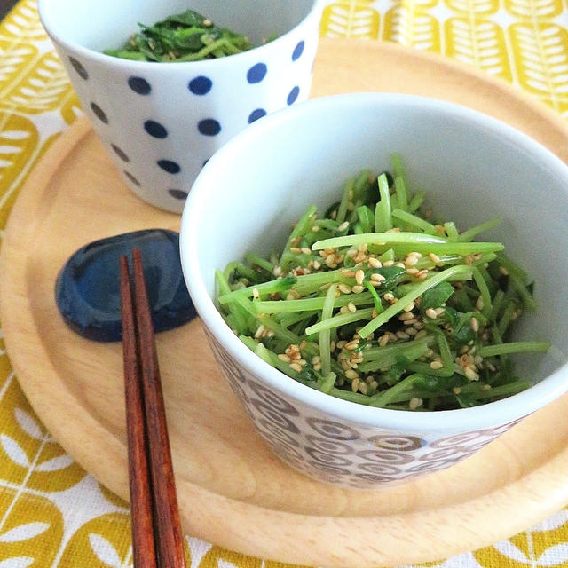レシピ掲載♪豆苗ナムル