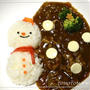 雪だるまカレー