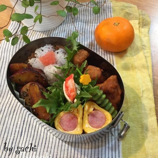 息子の☆鶏の唐揚げ弁当♪