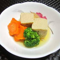 豆腐が中途半端に残れば・・・自家製高野豆腐に＾＾