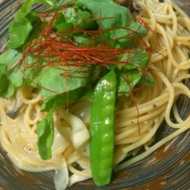 きのこのバター醤油パスタ