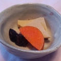 きのうのおつまみ　　凍み豆腐の煮たの