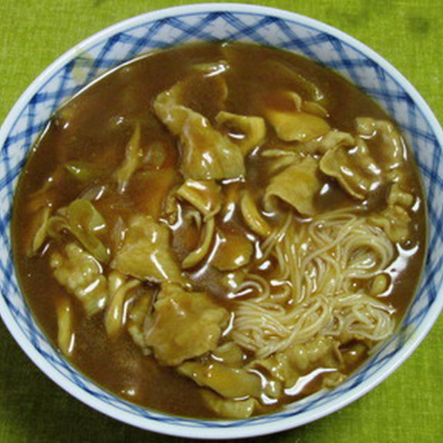 豚カレーにゅうめん