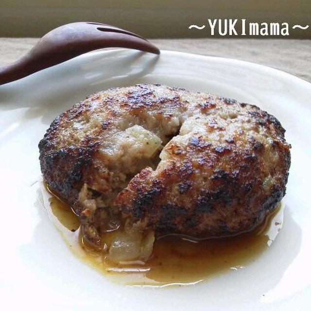 肉汁うま～!マヨワインめんつゆハンバーグ～お弁当作り置きにも