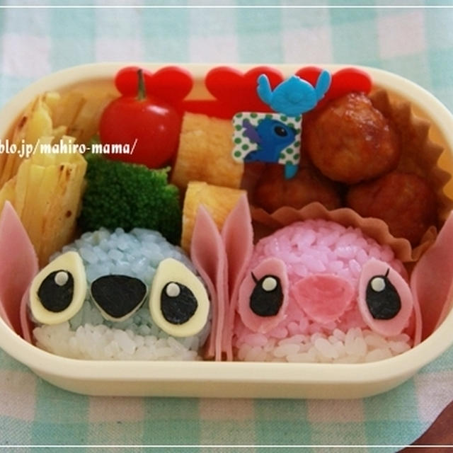 スティッチ＆エンジェル＊キャラ弁