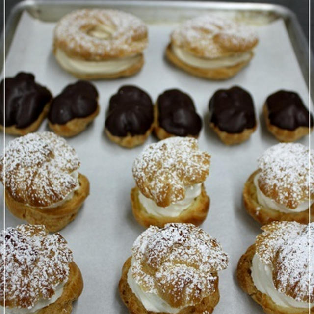 ル・コルドンブルーbaking and Pastry/パリ・ブレスト、シュークリーム